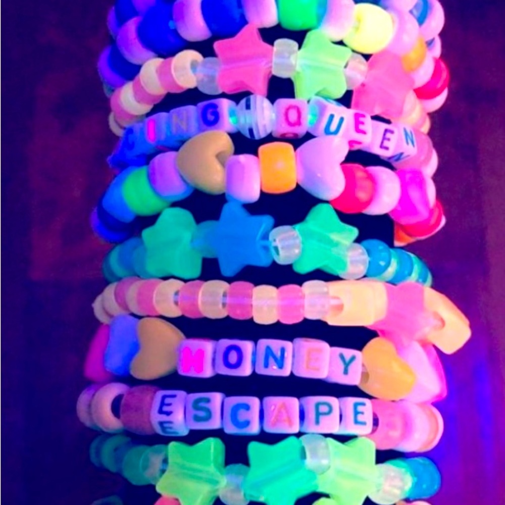 🌀 5/$20 🌀 Friendship Drip Rave Kandi Bracelets
